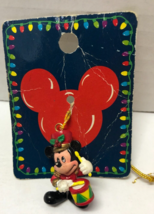 Disney Mickey Mouse as Christmas Drummer Boy Mini Ornament NEW - £7.76 GBP