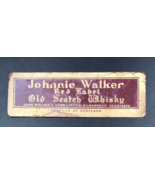 VTG 1960s Johnnie Walker Red Label Old Scotch Whiskey Bottle Label Scotland - $13.99