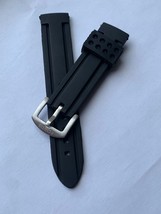 Heavy duty FORTIS silicon rubber gents watch strap,22mm.New - £32.90 GBP