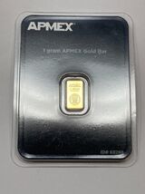 APMEX 1 Gram .9999 Fine Gold Bar in Sealed Tamper-Evident Packaging - $225.00