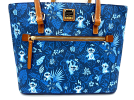 Disney Dooney and &amp; Bourke Stitch Tote Bag Purse Blue NWT Lilo 2024 B - £271.34 GBP