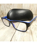 Ray-Ban Black Over Blue Eyeglasses FRAMES ONLY w/ Case - RB5268 5179 50-... - €19,22 EUR