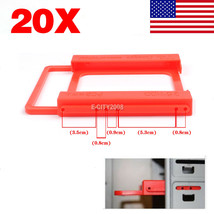 20Pcs 2.5&quot; to 3.5&quot; Hard Drive HDD SSD adapter Bracket Caddy Bay For Note... - $63.64
