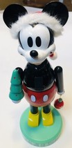 Disney Mickey Mouse Christmas Nutcracker Statue Wood Figurine - £23.67 GBP