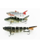 Multi Jointed Fishing Lure Swimming Bass, Crappie, Swimbait 6 Segments 3... - $280.61 MXN
