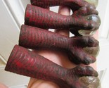 Eagle claw feet Antique Cast Metal Gargoyle Talon Glass Ball Table Feet ... - £44.32 GBP