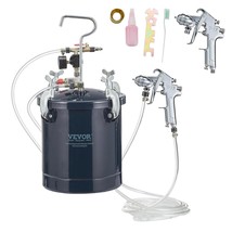 VEVOR Spray Paint Pressure Pot Tank, 10L/2.5gal Air Paint Pressure Pot, ... - $159.99