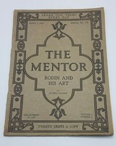 THE MENTOR. No 152 Rodin and His Art By Emile Villemin April 1, 1918 - £14.18 GBP