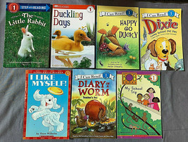 Set of 7 Used Various Titles of Level One Ready to Read Books - Animal Themed - £11.03 GBP