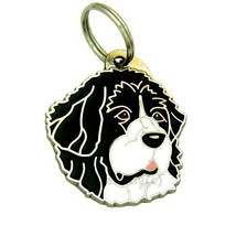 Dog name ID Tag,  Landseer, Personalized, Engraved, Handmade, Charm - $20.23+