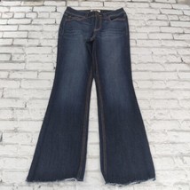 Lei Jeans Womens Juniors 7 Blue Sophia Hipster Flare Stretch Mid Rise Y2K - $19.99