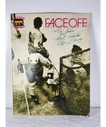 1972-73 Faceoff Program WHA Chicago Cougars RARE Reggie Fleming Autograph - $59.35