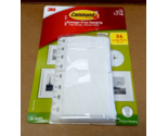 3M Command Picture Hanging Strips 34 Pairs 68 Large Strips Hold 16 lbs - £15.94 GBP