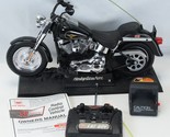 New Bright Harley Davidson Toy Motorcycle Fat Boy Collectible R/C Parts - $68.59
