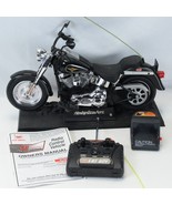New Bright Harley Davidson Toy Motorcycle Fat Boy Collectible R/C Parts - £55.16 GBP