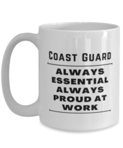 Coast Guard Coffee Mug - 15 oz Funny Tea Cup For Military Officers Superiors  - £11.79 GBP