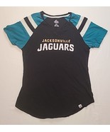 Majestic Womens Size M Jacksonville Jaguars NFL V Neck T-shirt - £11.58 GBP