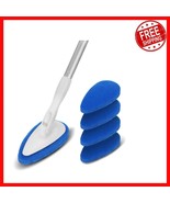 51&#39;&#39; Long Handled Scrubber Brush with 5 Non-Scratch Pads for Bathroom &amp; ... - $38.55 CAD