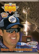 2001 Food City 500 Nascar Program Elliott Sadler - £26.89 GBP