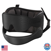 SARISUN Airplane Travel Pillow w/Chin Strap &amp; Eye Mask - 360° Head Support - $34.99