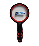 Lighted Led Magnifying Glass Red - £9.39 GBP