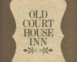 Old Court House Inn Menu Woodstock Illinois 1982 - £38.21 GBP