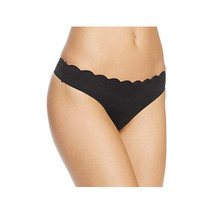 Sam Edelman Womens Intimate Bonded Scalloped Detail Thong,Black,Medium - $25.00