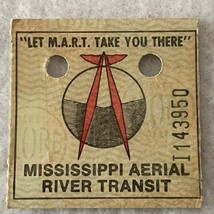 1984 World&#39;s Fair New Orleans Mart Mississippi River Aerial Transit Tick... - £18.74 GBP