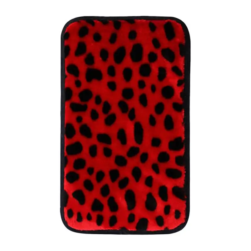  Print Center Console Cheetah Print Cover For Women Men  Car Accessories Armrest - £41.29 GBP