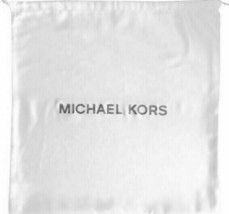 Set of 3 Michael Kors XL Drawstring Dust Bag White Silver 21&quot;x21&quot; 35S0PU... - $28.70