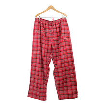 NWT NBA Chicago Bulls Red Plaid Pajama/Lounge/Sleep Pants Cotton Blend Size XXL - £23.58 GBP