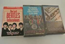 Cassette Tapes Lot of 3 The Beatles Lost Beatles Interviews Sgt Pepper&#39;s 1967-70 - £20.45 GBP