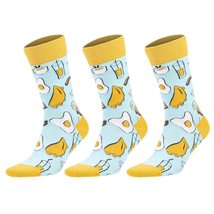 Colorful Casual Cotton Socks Funny and Cool Socks Unisex 3 Pairs (Style 1) - £7.54 GBP+