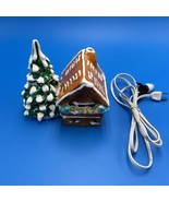 VTG 80s Dept 56 Gingerbread House Small Chalet Original Snow Christmas V... - £62.52 GBP