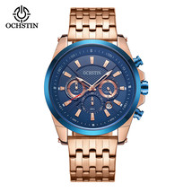  Men&#39;s Quartz Watch - Waterproof Chronograph Wristwatch LK684974961229 - £35.55 GBP