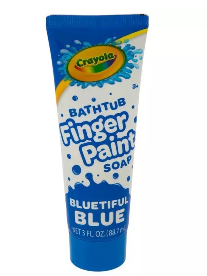 Crayola Bathtub Finger Paint Soap, Bluetiful Blue, 3 Fl. Oz. Tube - $3.79