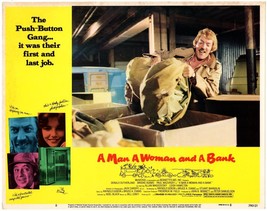 *A MAN, A WOMAN AND A BANK (1979) Donald Sutherland Having Fun With Sack... - £27.97 GBP