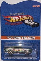 Green &#39;73 Ford Falcon Mexico 2013 Convention Hot Wheels Car 20/50 - £336.19 GBP