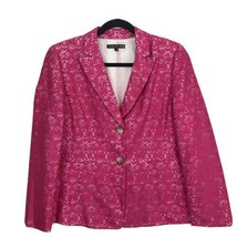 Nwt Preston &amp; York Pink Lace Blazer Jacket Top Retail $109 - Size 10 - £23.77 GBP