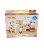 CALICO CRITTERS EPOCH SYLVANIAN FAMILIES PIANO AND DESK SET NEW IN BOX S... - $28.50