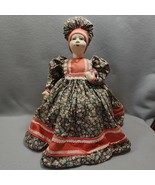 Vintage Tea, Bread, Roll Cozy &#39;Nannie&#39; Doll Hand Painted Folk Art Russian  - $49.99