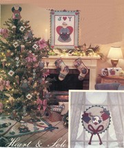 Xmas Angel Mailbox Ornaments Stockings Wreath Tree Skirt Top Hanging Sew Pattern - £9.61 GBP