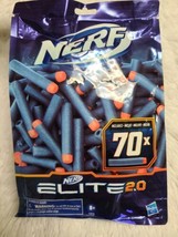 New Hasbro Nerf Elite 2.0 Replacement Darts - 70x Darts Refill Pack New ... - £11.16 GBP