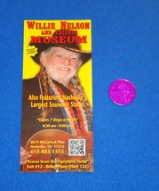 Willie Nelson &amp; Friends Museum Flyer Country Music Singer Grand Ole Opry + Bonus - £3.92 GBP