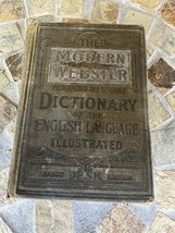 Antique 1895 Laird &amp; Lee&#39;s Webster&#39;s Modern Dictionary Handy Desk Edition Book - £18.67 GBP