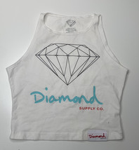 Diamond Supply Co. NWOT Girl’s White Small Sleeveless Tank Top G4 - £14.20 GBP