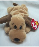 VINTAGE TY Beanie Baby BONES THE BROWN DOG 9&quot; Bean Bag Stuffed Animal NE... - $310.45 MXN