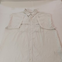 Columbia FM7024 Men's Omni-Shade Short Sleeve Button-Up White Shirt Chest Sz 51" image 13