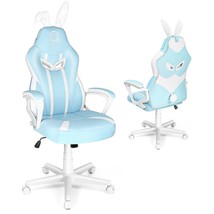 Gaming Chair, Computer Chair Kawaii Gamer Chair For Girls Teens, Ergonom... - £155.30 GBP