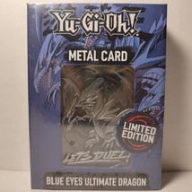 Yugioh Blue Eyes Ultimate Dragon Metal Card Ingot Official Konami Collectible - £27.76 GBP